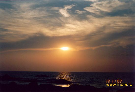 Sunset in Goa 